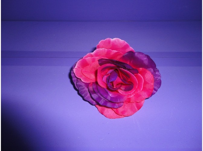 Цветочная головка розы "Принцесса" двухцветная Ø13см (1шт)