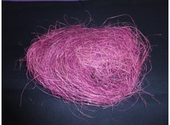 Сизалевое волокно фиолетового цвета 25гр (1пак)