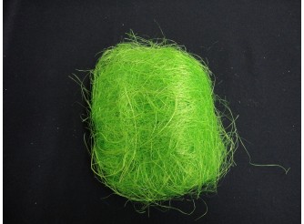 Сизалевое волокно зеленое яблоко 25гр (1пак)