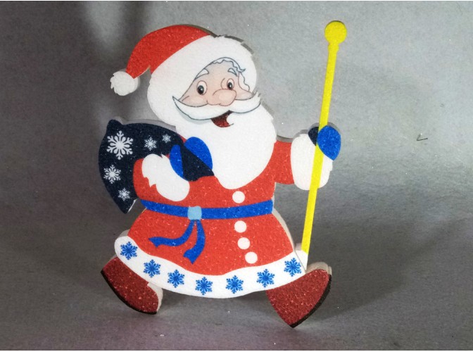 Фантастическая фигура Деда Мороза из пенопласта - воплощайте свои самые смелые и яркие новогодние идеи