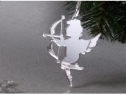 Зеркальное украшение "Купидон - лучник" 7*6,5 см (1 шт)