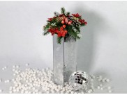 Флористическая зеркальная ваза "Звезды" с основой  h25 см (1 шт)