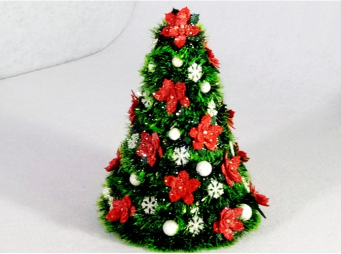 Новогодняя елка "Рождественская" h35см/d24 см (1шт)
