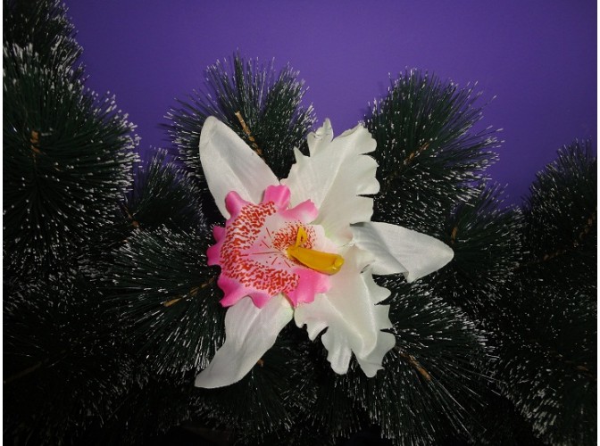 Цветочная головка "Орхидея" розовая Ø15.5см (1шт)