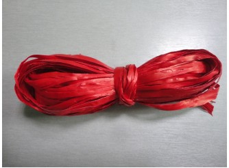 Рафия искусственная, цвет красный, 10м (1шт)