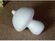 Заготовка из пенопласта 3D "Белый гриб" 12*9см  (1шт)