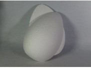 Яйцо из пенопласта сплошное h35 см/одна половинка (1шт)