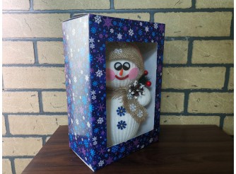 Подарочный комплект "Снеговик с сумочкой " (1шт)