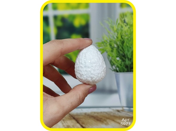 Яйцо из пенопласта - заготовка h4см (набор 12шт)