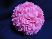 Деко- шар "Розовые розы" Ø22 см  (1шт)
