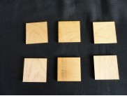 Заготовка деревянная "Квадрат" 5см (набор 10шт)