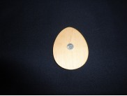 Магнит - заготовка "Яйцо простое" h5см/фанера (1шт)