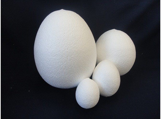 Яйцо из пенопласта - заготовка h7см (коробка 170шт)