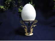 Подставка деревянная "Изящная" под яйцо d15 - 20см со съемными кольцами (1шт)