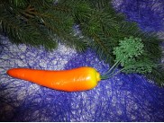 Муляж "Морковь" крупная (1шт)