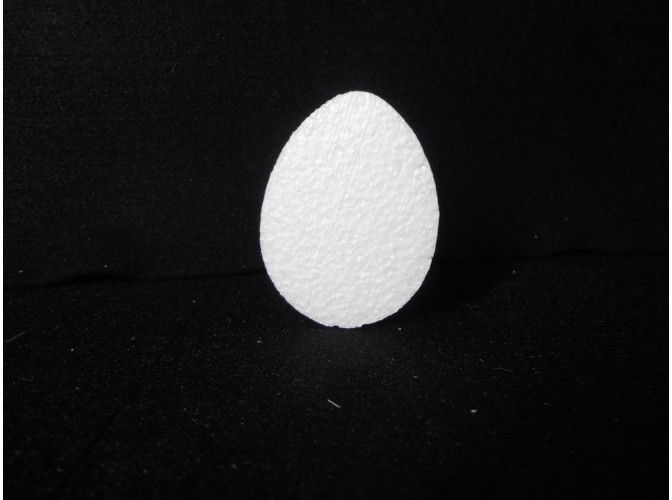 Яйцо из пенопласта - плоская заготовка  (набор 10шт)