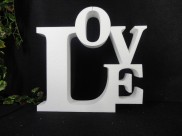 Буквы из пенопласта "LOVE" каскад, h30см (1 шт)