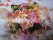 Бумага подарочная №63 "Розовое счастье"  (70х100 см) 5 листов