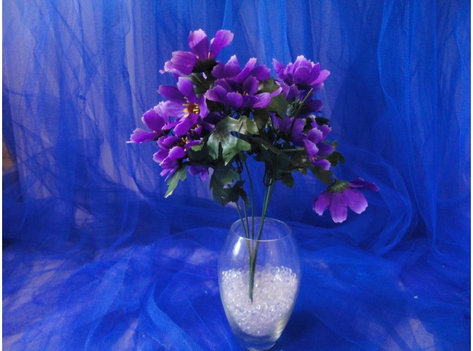 Букет "Космея"/фиолет h30cм; 6веток (1шт)