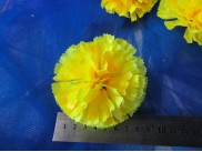 Цветочная головка гвоздика лимонная Ø8см (5 шт)
