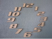 Арабские цифры для часов №11/фанера (комплект)