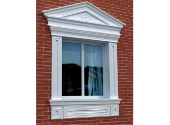 Декор для фасада из пенопласта "Окно №1" (комплект).