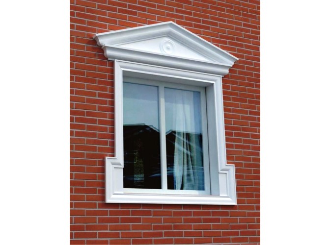 Декор для фасада из пенопласта "Окно №2" (комплект)