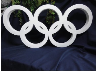 Заготовка из пенопласта "Олимпийские кольца" (1шт)