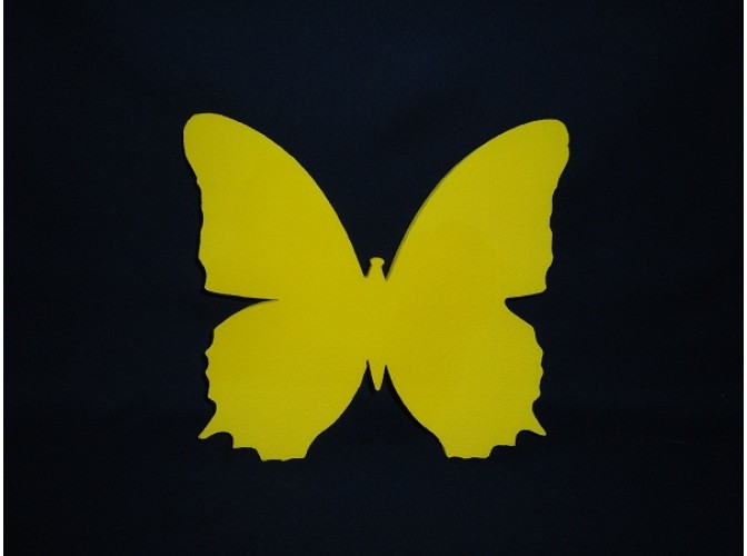 Бабочка из пенопласта цветная Ø20, h1см (набор 5шт)