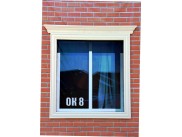 Декор для фасада из пенопласта "Окно №8" ( комплект)