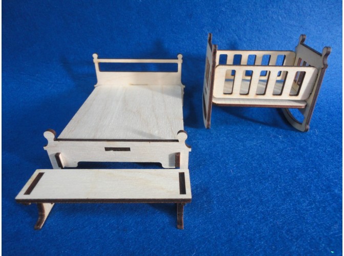 Комплект мебели "Спальня для семьи" (3 предмета)