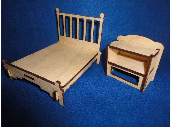 Комплект мебели "Кровать с тумбочкой" (2 предмета)