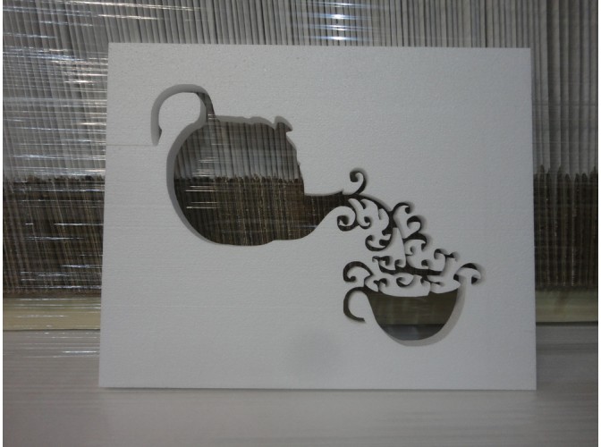 Постер из пенопласта "Ароматный чай"/сквозной (1шт)