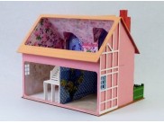 Кукольный домик "Дом с палисадником"/подарочный (1шт)